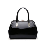 MKF Collection Marlene Patent Satchel Handbag by Mia K.