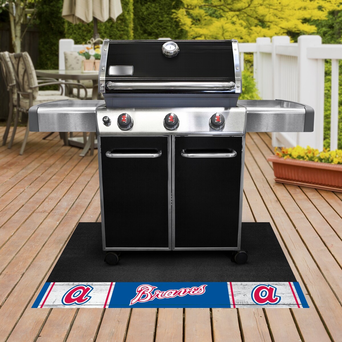 MLB - Atlanta Braves Retro Collection Grill Mat - 26in x 42in (1974)