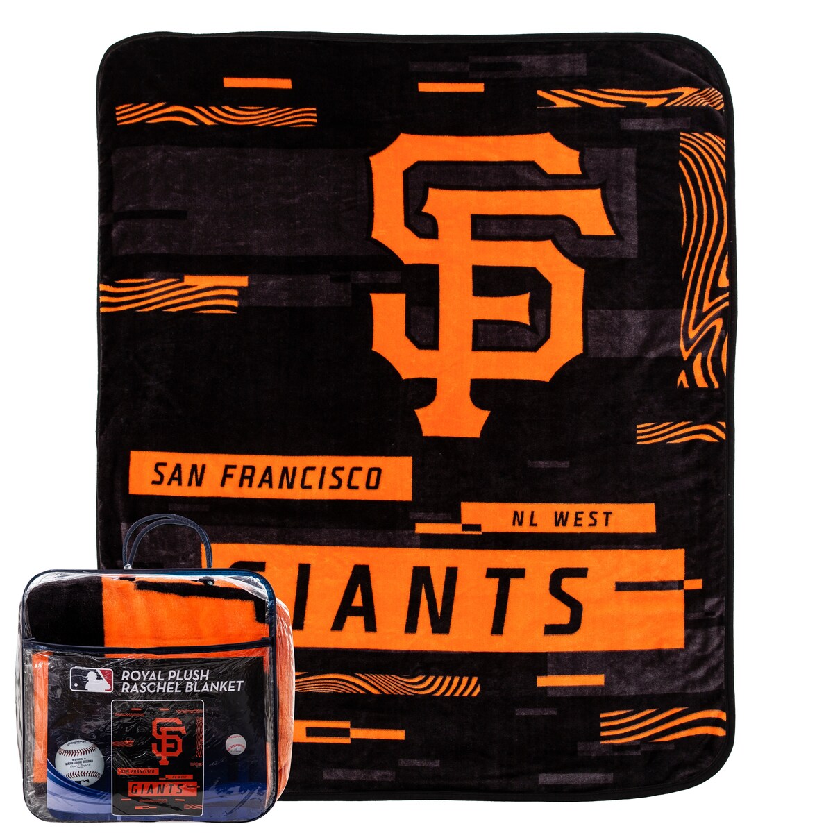MLB San Francisco Giants Digitize Raschel Throw Blanket