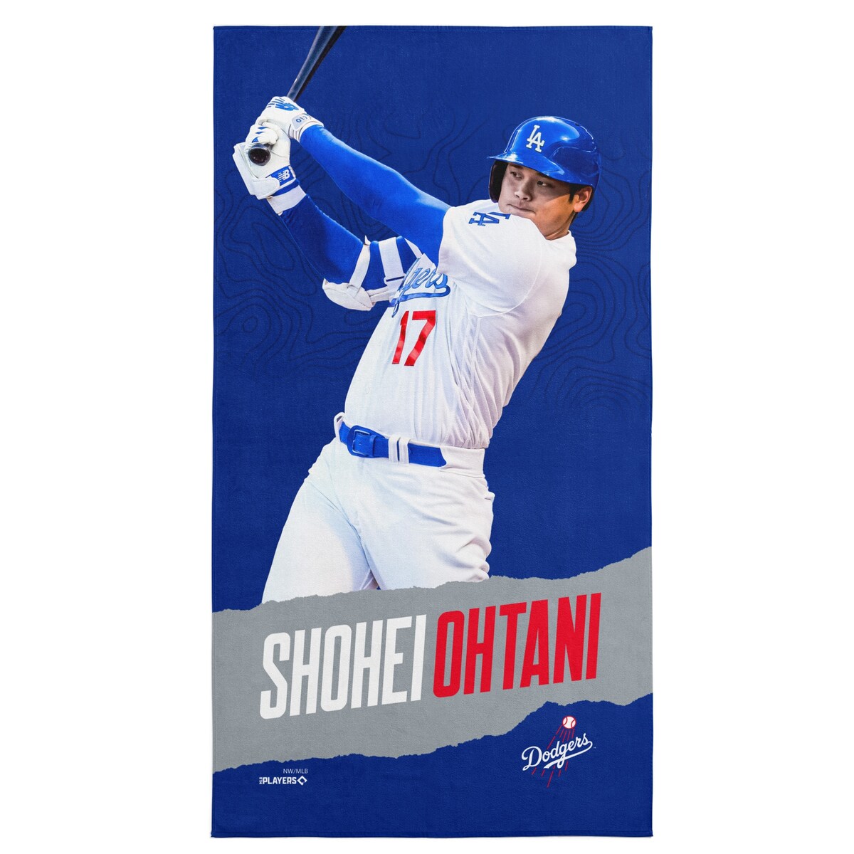 MLB Player Los Angeles Dodgers Shohei Ohtani Printed Beach Towel - 30"x60"