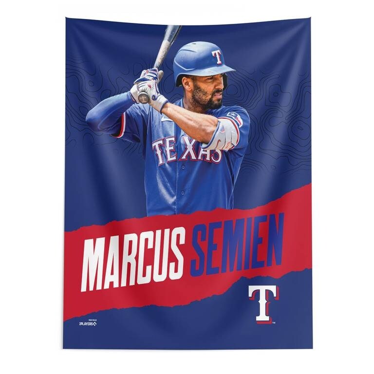 MLB Texas Rangers Player Wall Hanging