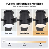 MLiAN 44" LED Flush Mounted Ceiling Fan with Remote ，3 Reversible Plywood Blades - 44