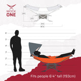 Compact Portable Folding Hammock with Stand Includes Carrying Wrap and Sun Shade