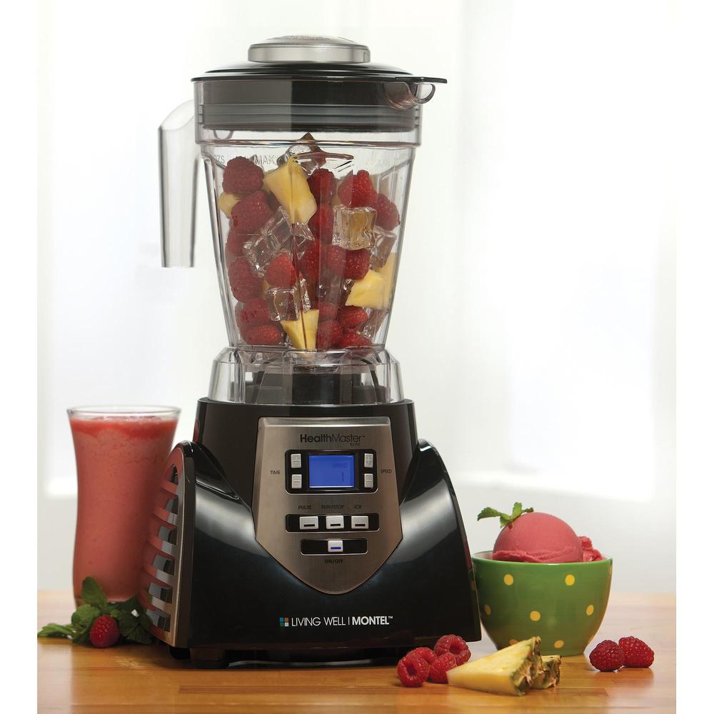 Montel Williams 8 Speed Health Master Elite 1200W Blender Juice Food Processor