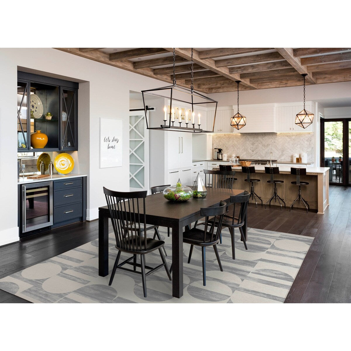 MOONBREAK BLUESTONE Kitchen Mat By Kavka Designs