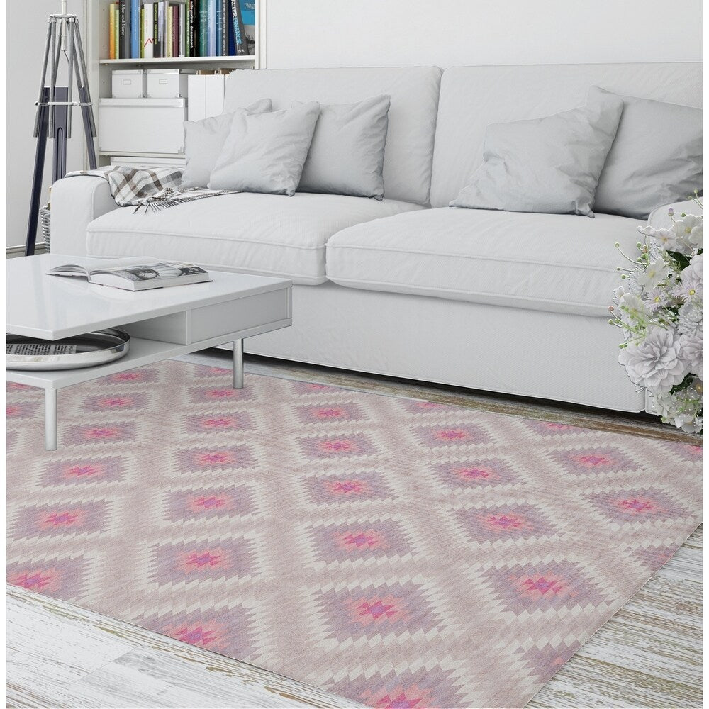 MOROCCAN PINK Area Rug by Kavka Designs