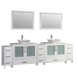 MTD Vanities Jordan 84" Double Sink Bathroom Vanity