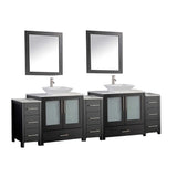 MTD Vanities Jordan 84" Double Sink Bathroom Vanity