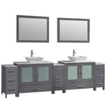 MTD Vanities Jordan 84" Double Sink Bathroom Vanity