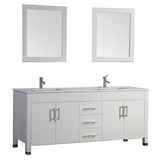MTD Vanities Monaco 63-inch Double Sink Bathroom Vanity Set