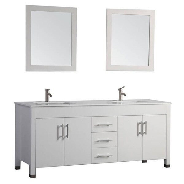 MTD Vanities Monaco 63-inch Double Sink Bathroom Vanity Set