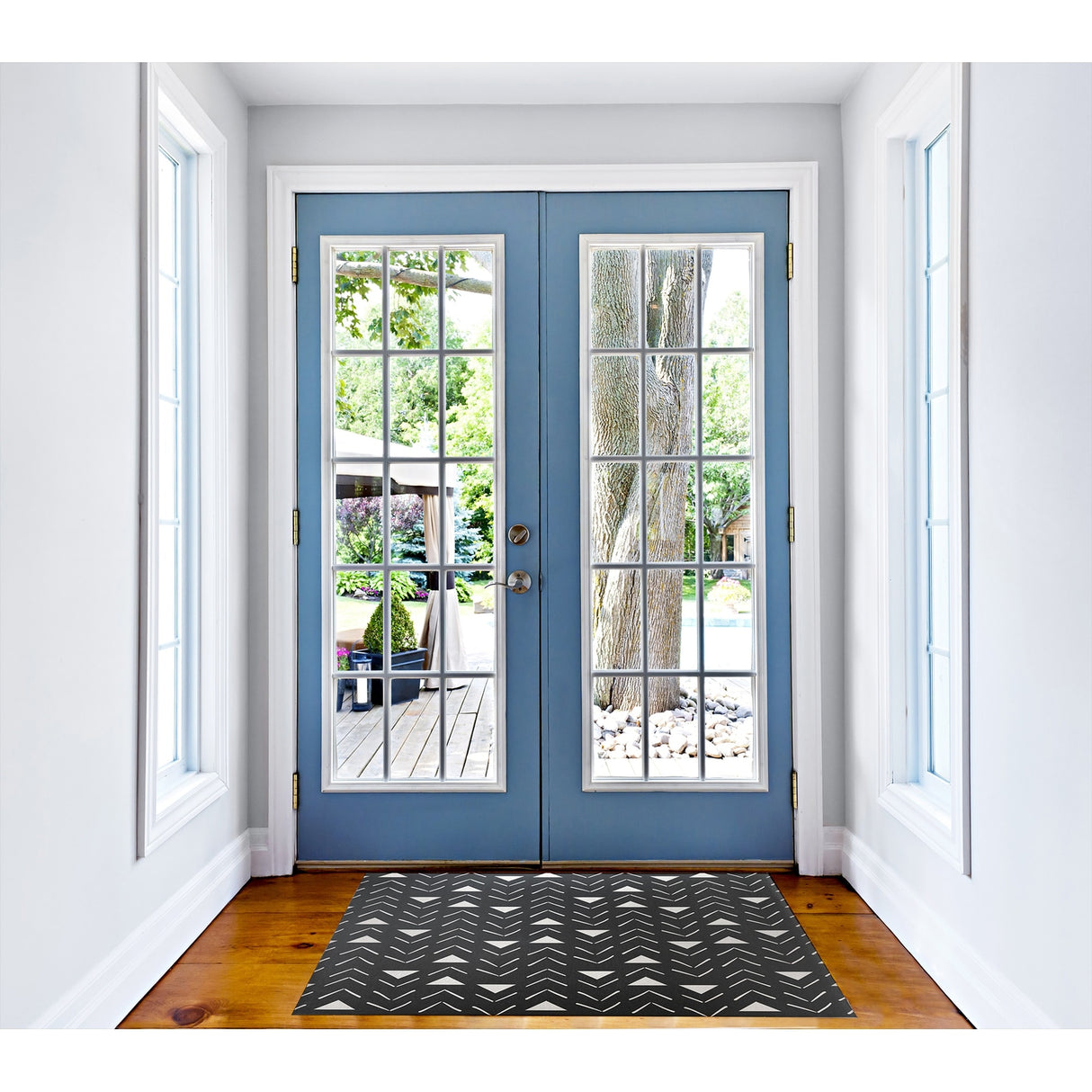 MUD CLOTH BW Doormat By Kavka Designs