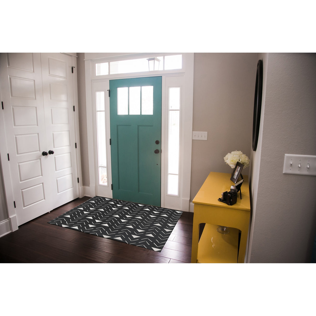 MUD CLOTH BW Doormat By Kavka Designs