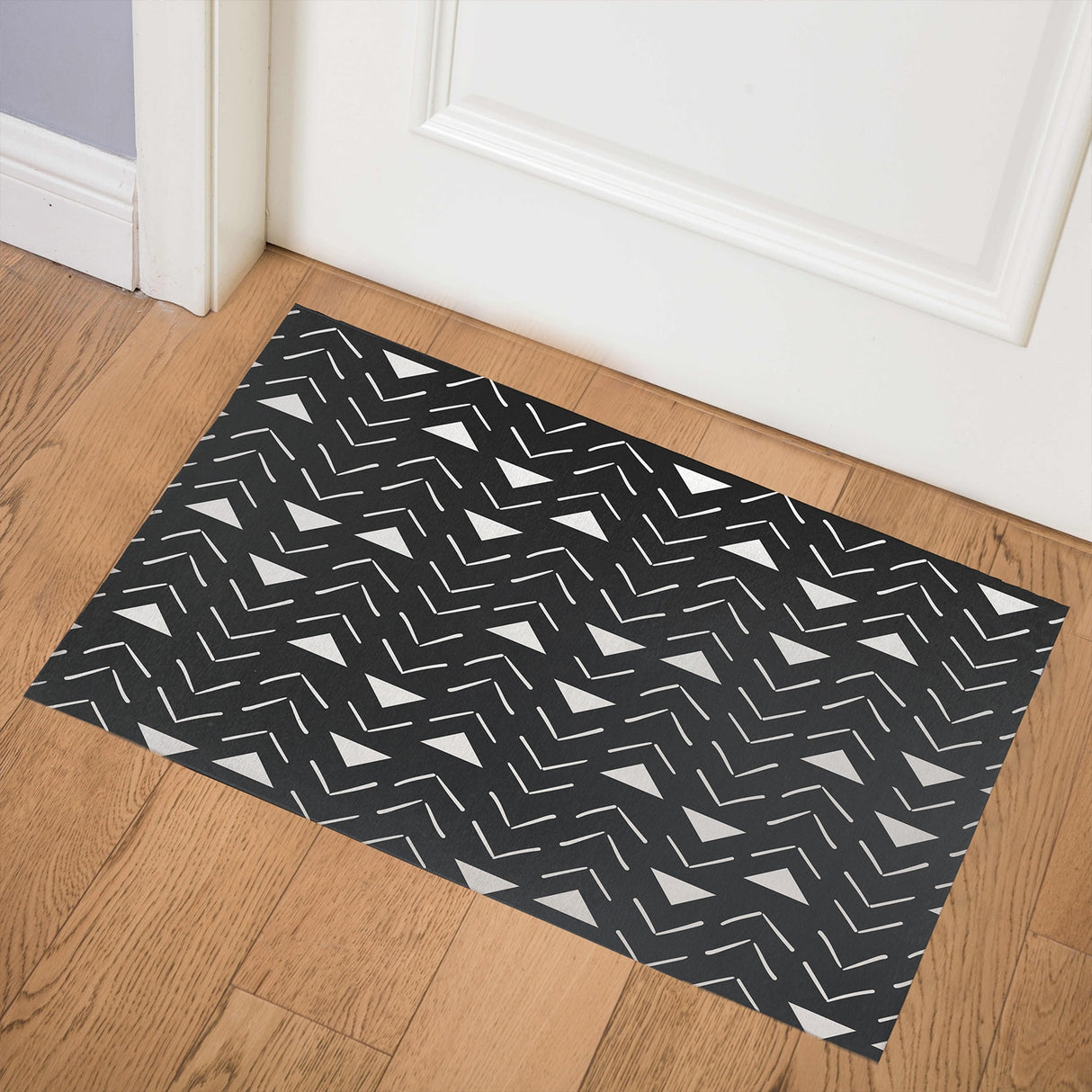 MUD CLOTH BW Doormat By Kavka Designs