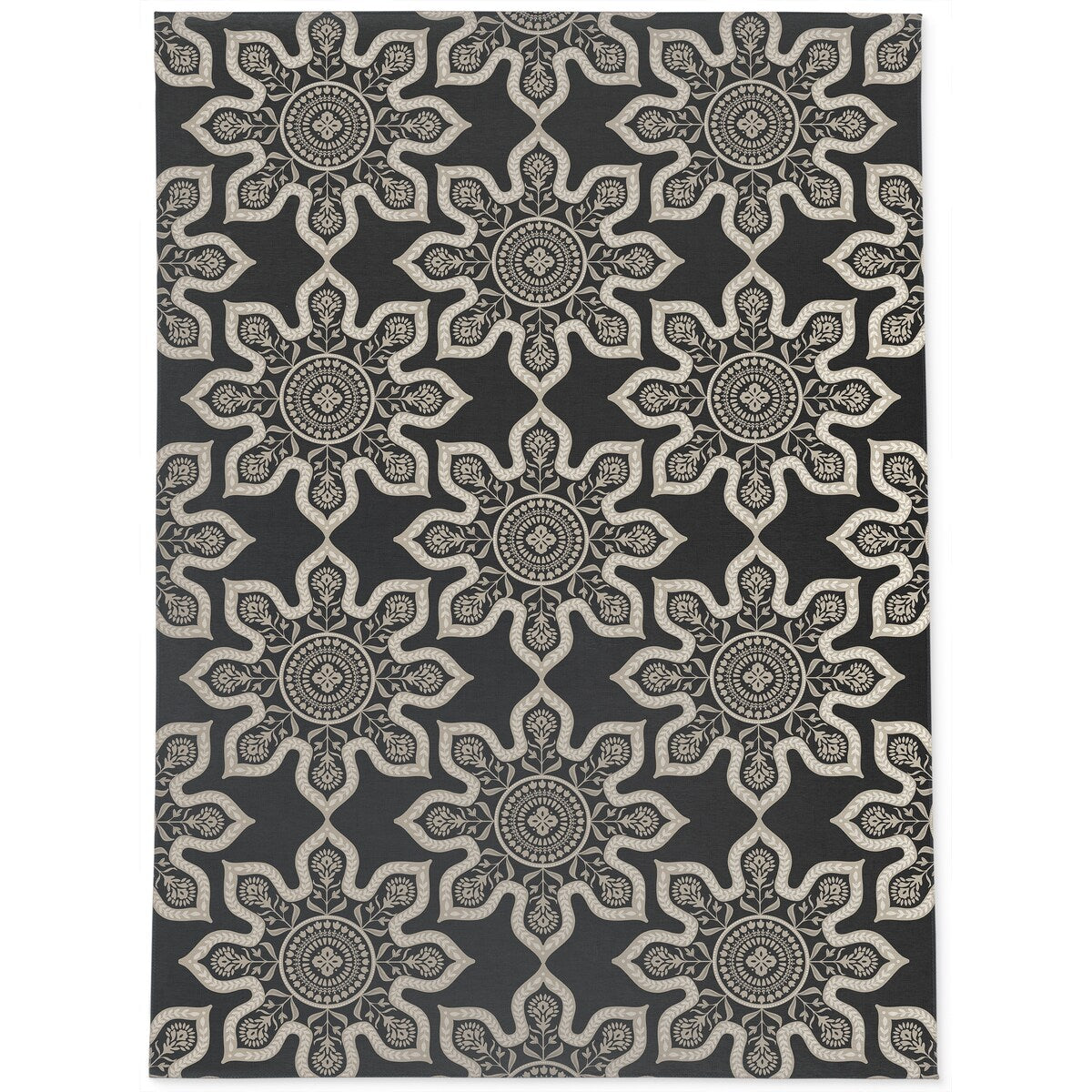 MULTI MANDELA CHARCOAL Area Rug By Kavka Designs