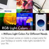 MW Lighting BR30 LED RGBW Smart WIFI Bulb, 800 Lumens, E26 Screw Base - white