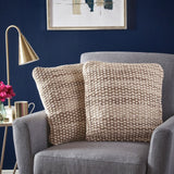 Mabel 17 Inch Cotton Decorative Throw Pillow (Set of 2) by Christopher Knight Home
