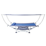 Mac Sports 26.4 in. W x 91.3 in. L Blue Portable Hammock With Stand