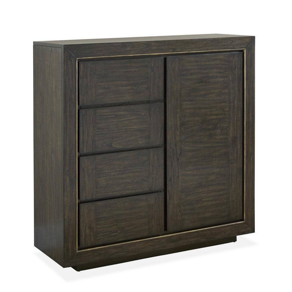 MacArthur Terrace Contemporary Coffee Bean Door Chest