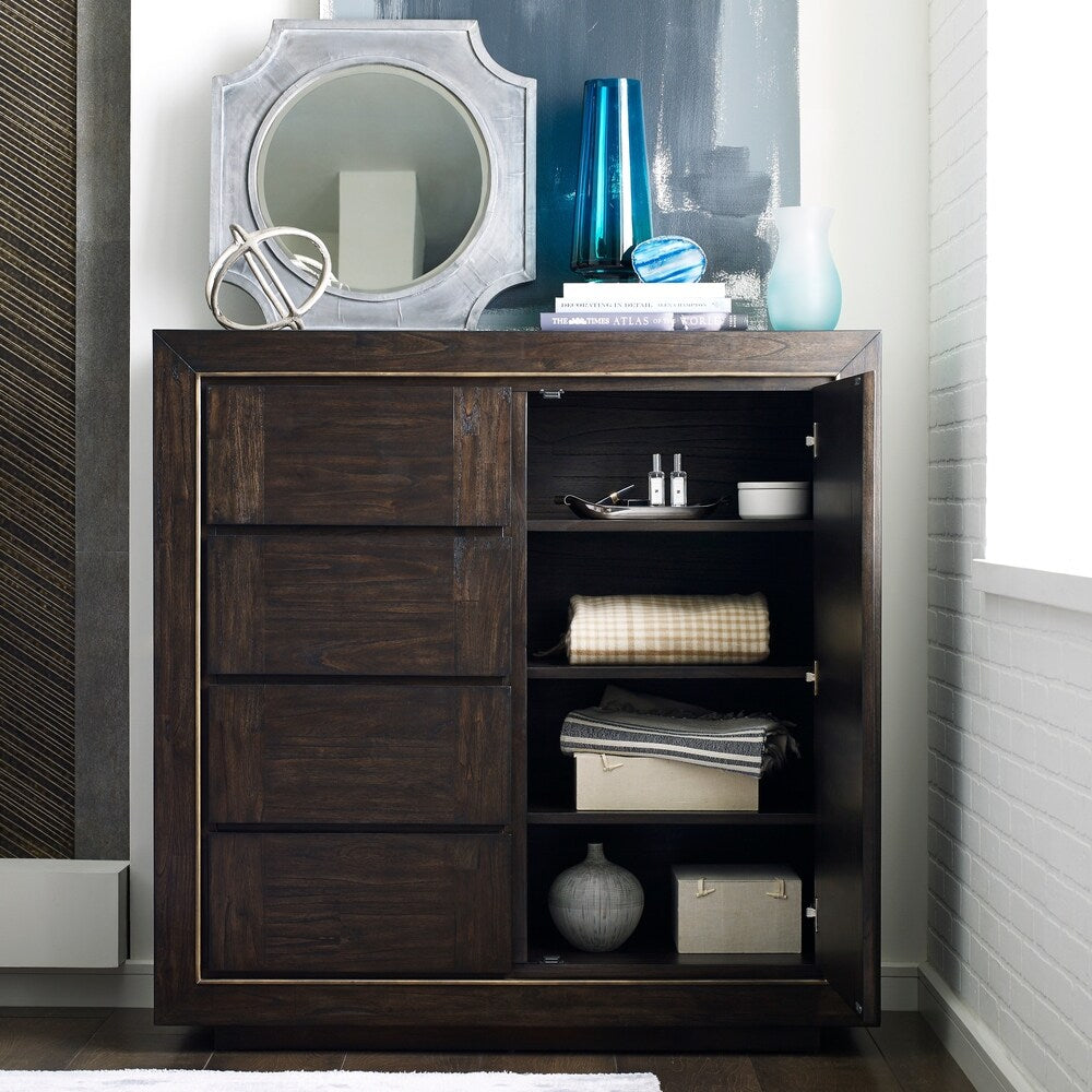 MacArthur Terrace Contemporary Coffee Bean Door Chest