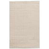 Demetria Geometric Beige/ Light Blue Area Rug (7'6" x 9'6") - 7'6" x 9'6"/Surplus