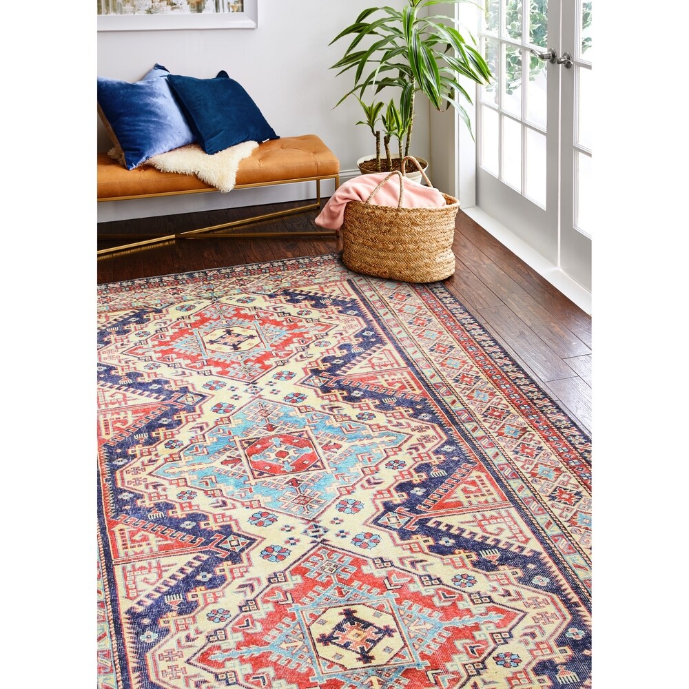 Bashian Machine Made Zakariya Ivory Rug