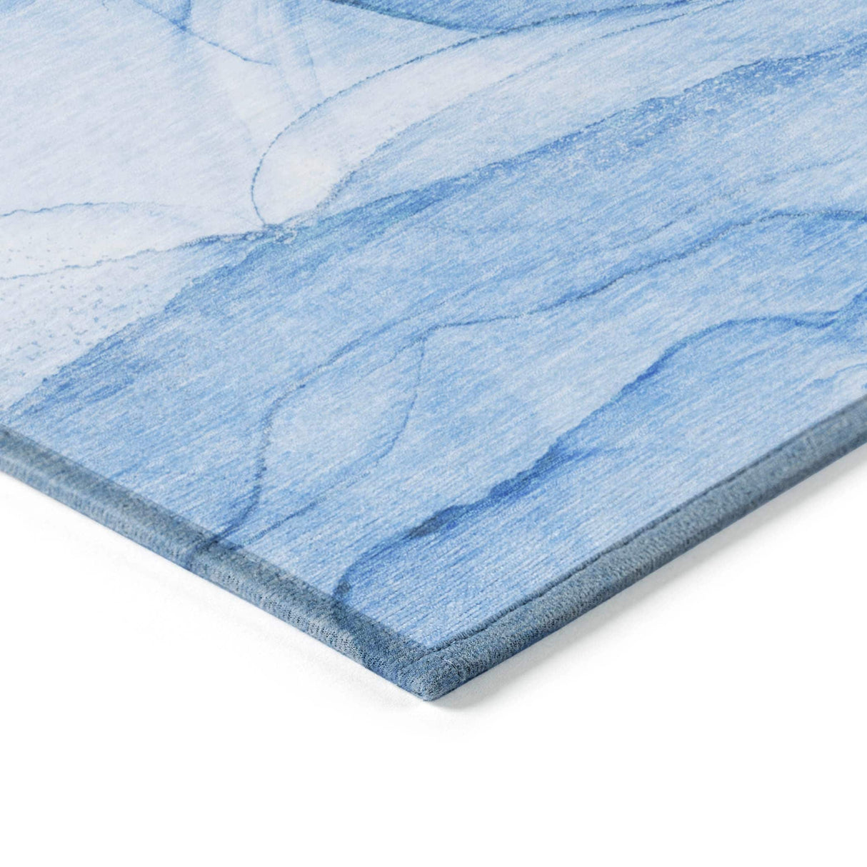 Machine Washable Indoor/ Outdoor Abstract Chantille Rug