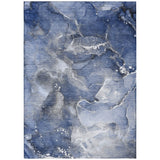 Machine Washable Indoor/ Outdoor Abstract Chantille Rug