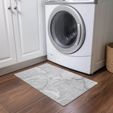 Machine Washable Indoor/ Outdoor Abstract Chantille Rug