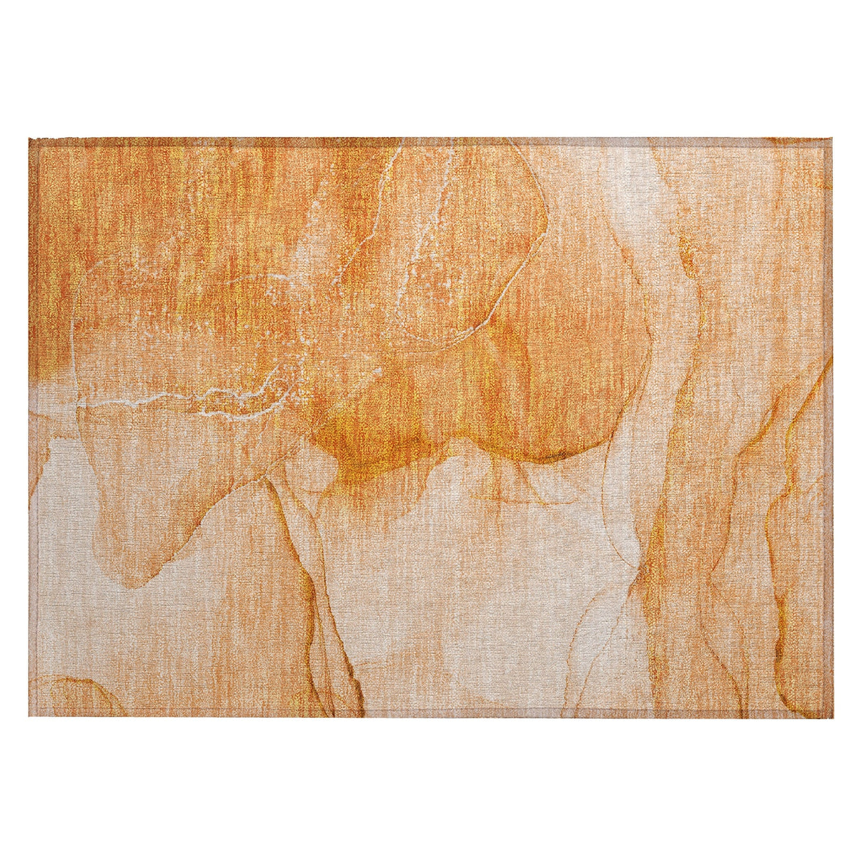 Machine Washable Indoor/ Outdoor Abstract Chantille Rug