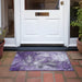 Machine Washable Indoor/ Outdoor Abstract Chantille Rug