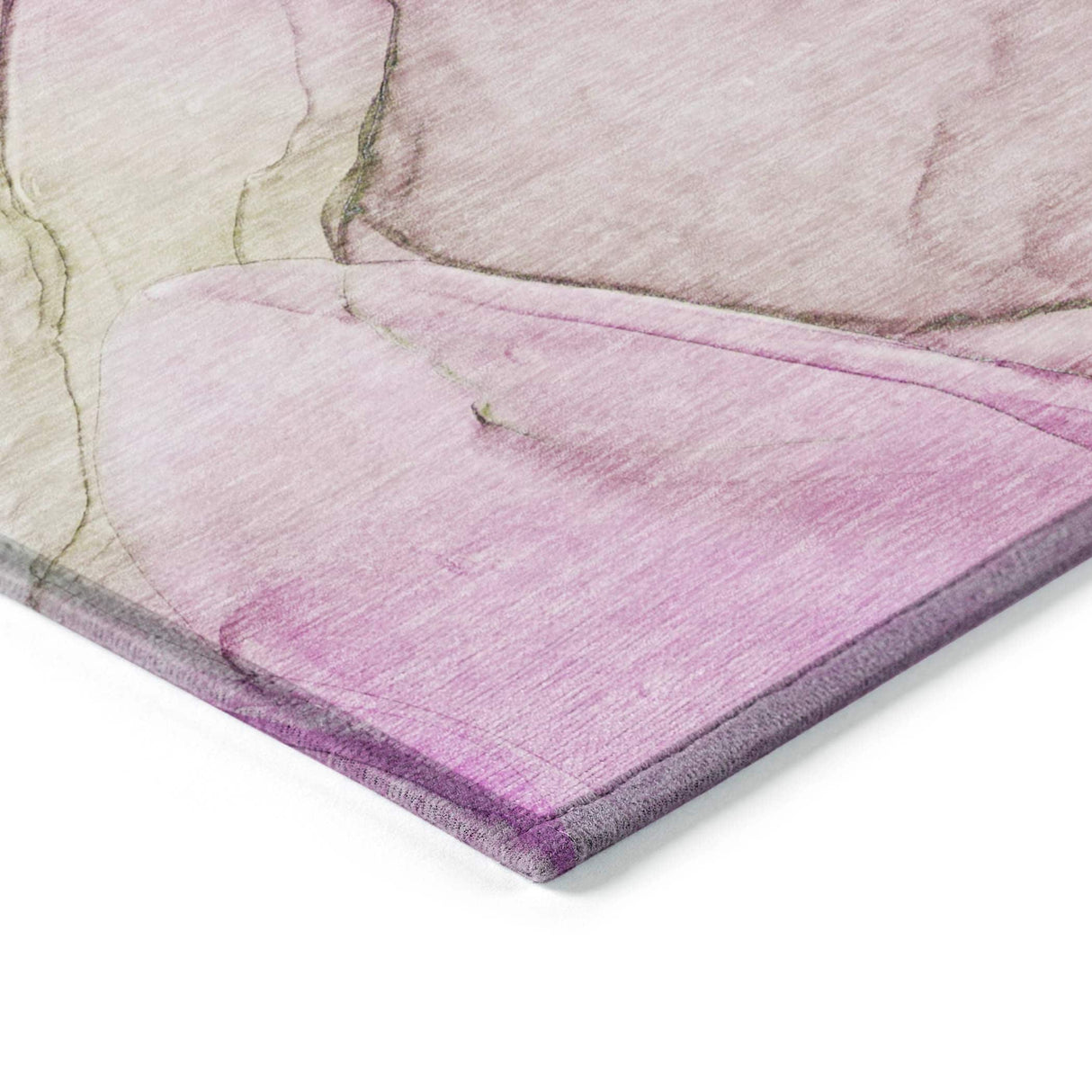 Machine Washable Indoor/ Outdoor Abstract Chantille Rug