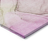 Machine Washable Indoor/ Outdoor Abstract Chantille Rug