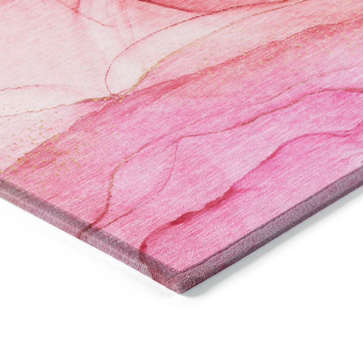 Machine Washable Indoor/ Outdoor Abstract Chantille Rug