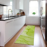Machine Washable Indoor/ Outdoor Abstract Chantille Rug
