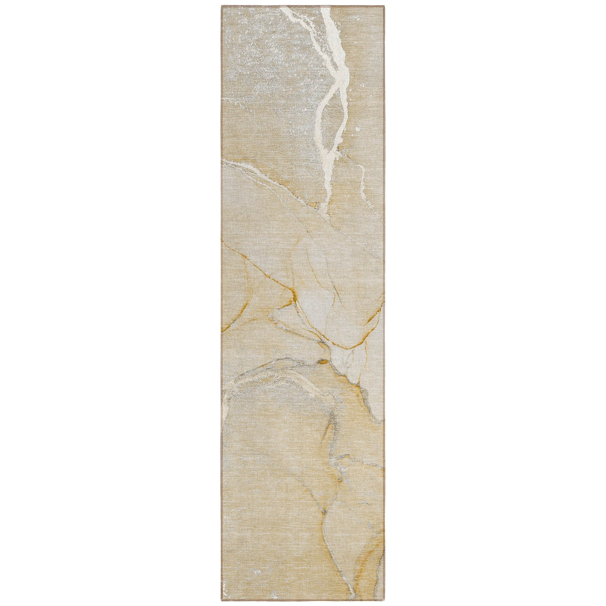 Machine Washable Indoor/ Outdoor Abstract Chantille Rug