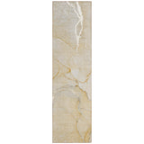Machine Washable Indoor/ Outdoor Abstract Chantille Rug