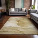 Machine Washable Indoor/ Outdoor Abstract Chantille Rug