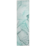 Machine Washable Indoor/ Outdoor Abstract Chantille Rug