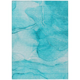 Machine Washable Indoor/ Outdoor Abstract Chantille Rug