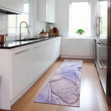 Machine Washable Indoor/ Outdoor Abstract Chantille Rug