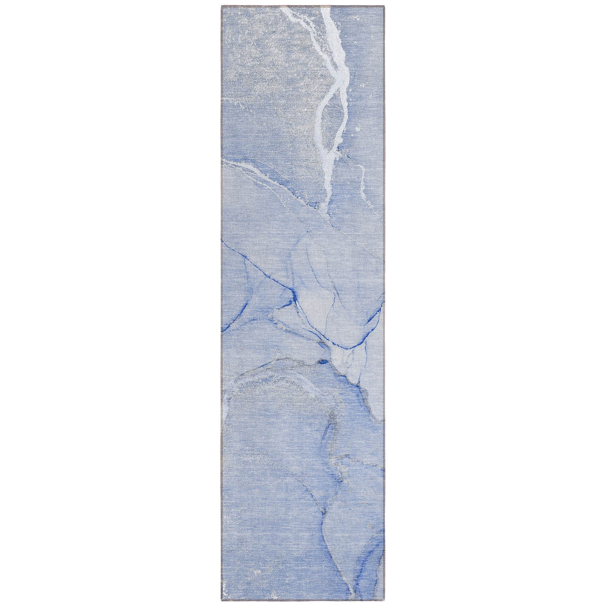 Machine Washable Indoor/ Outdoor Abstract Chantille Rug