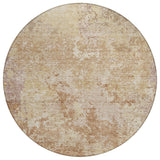 Machine Washable Indoor/ Outdoor Abstract Contemporary Chantille Rug