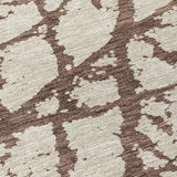 Machine Washable Indoor/ Outdoor Abstract Contemporary Chantille Rug
