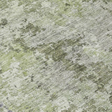 Machine Washable Indoor/ Outdoor Abstract Contemporary Chantille Rug