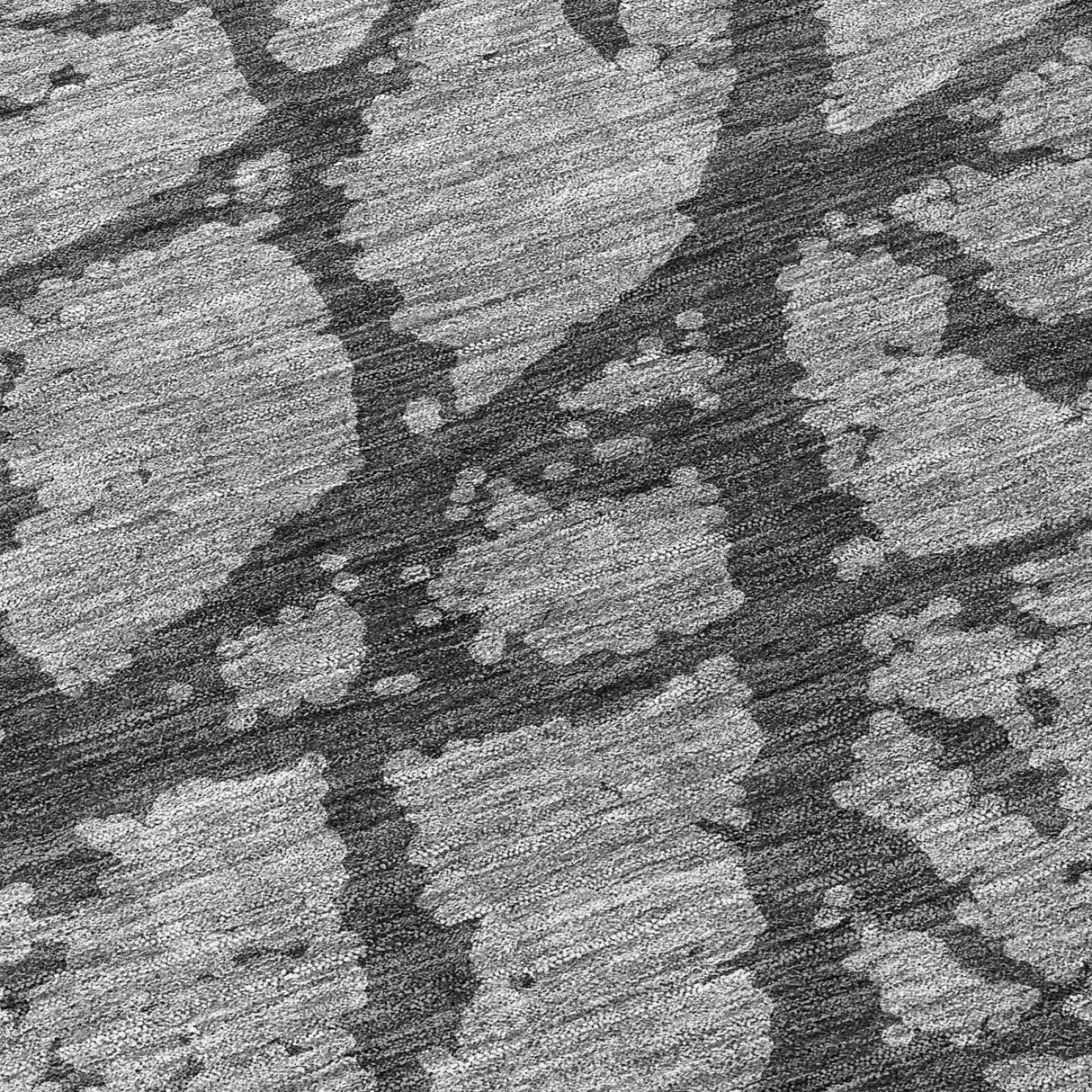 Machine Washable Indoor/ Outdoor Abstract Contemporary Chantille Rug