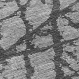 Machine Washable Indoor/ Outdoor Abstract Contemporary Chantille Rug