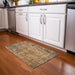 Machine Washable Indoor/ Outdoor Abstract Contemporary Chantille Rug