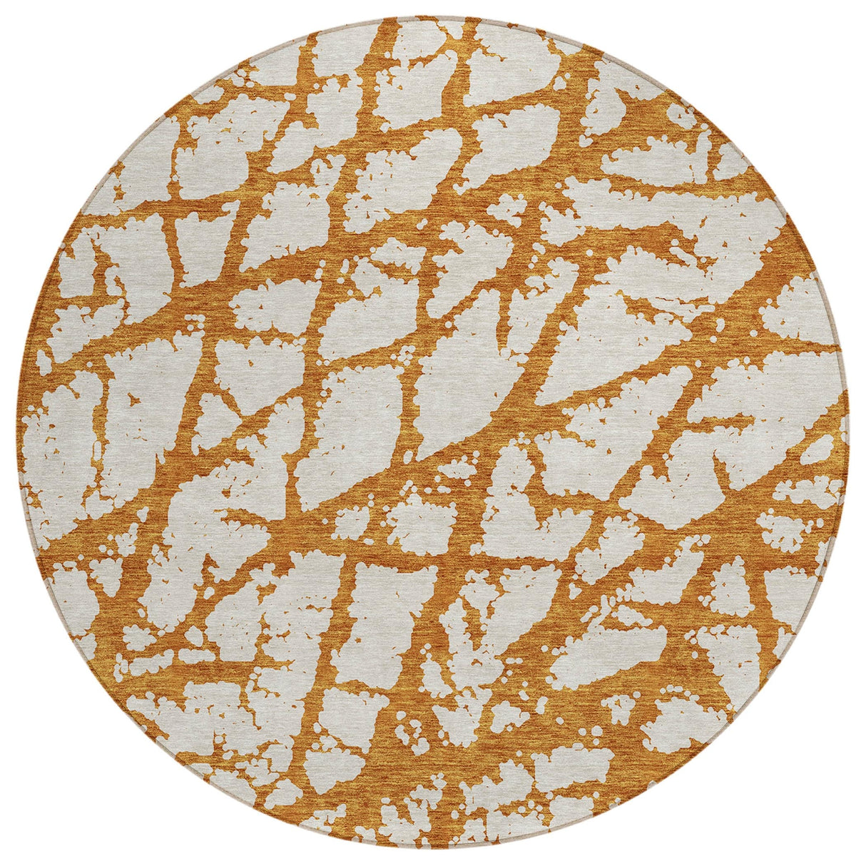 Machine Washable Indoor/ Outdoor Abstract Contemporary Chantille Rug
