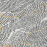 Machine Washable Indoor/ Outdoor Abstract Crackle Chantille Rug